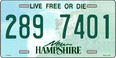 NH license plate 2897401