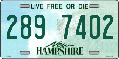 NH license plate 2897402