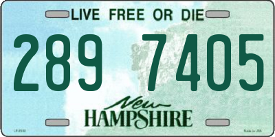 NH license plate 2897405