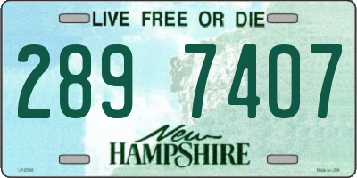NH license plate 2897407