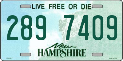 NH license plate 2897409