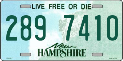 NH license plate 2897410
