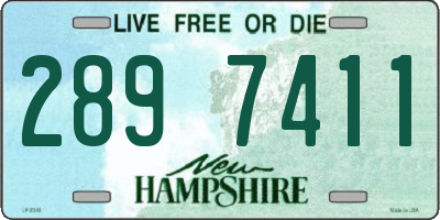 NH license plate 2897411