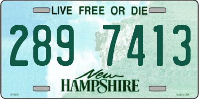 NH license plate 2897413