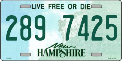 NH license plate 2897425