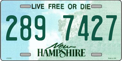 NH license plate 2897427