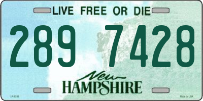 NH license plate 2897428