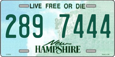 NH license plate 2897444