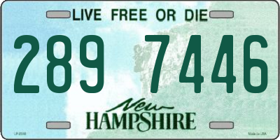 NH license plate 2897446