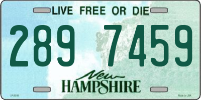 NH license plate 2897459