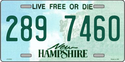 NH license plate 2897460