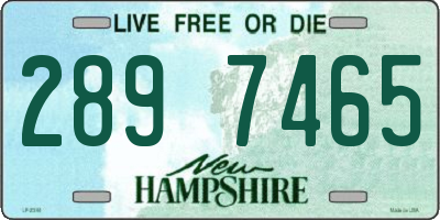 NH license plate 2897465