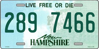 NH license plate 2897466