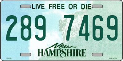 NH license plate 2897469