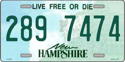 NH license plate 2897474