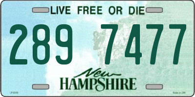 NH license plate 2897477
