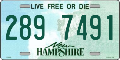 NH license plate 2897491