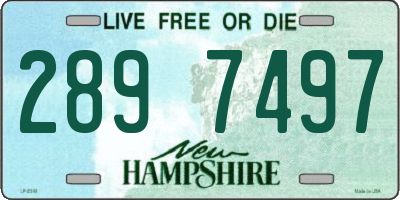 NH license plate 2897497