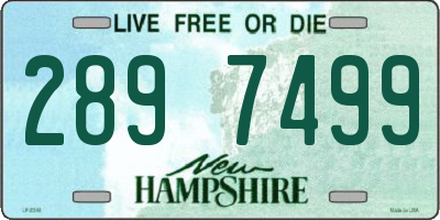 NH license plate 2897499