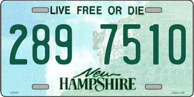 NH license plate 2897510