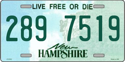 NH license plate 2897519