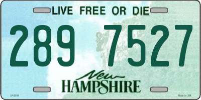 NH license plate 2897527