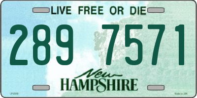 NH license plate 2897571