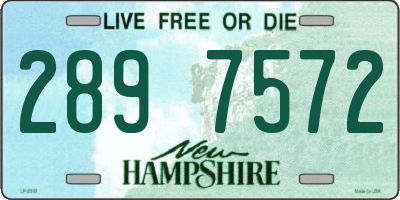 NH license plate 2897572