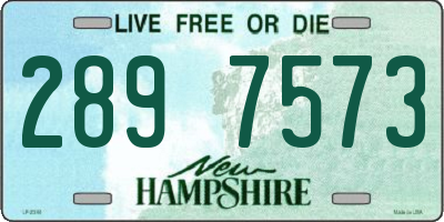 NH license plate 2897573