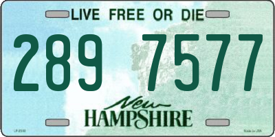 NH license plate 2897577