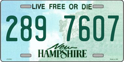 NH license plate 2897607