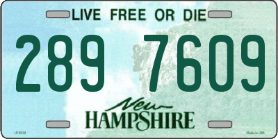 NH license plate 2897609