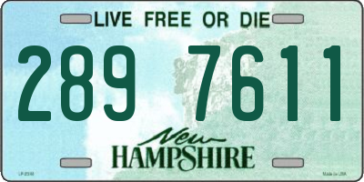 NH license plate 2897611