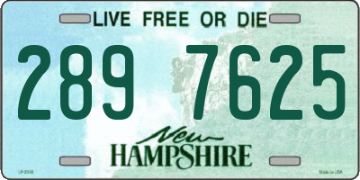 NH license plate 2897625