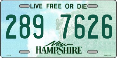 NH license plate 2897626