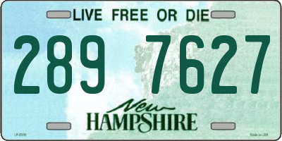 NH license plate 2897627
