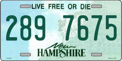 NH license plate 2897675