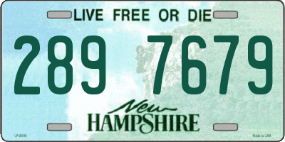NH license plate 2897679