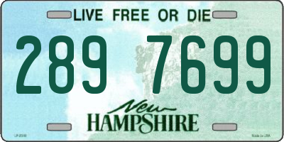 NH license plate 2897699