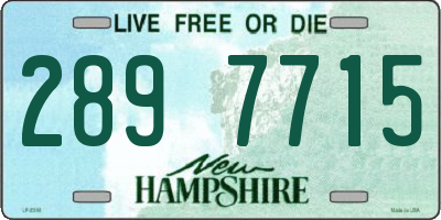 NH license plate 2897715