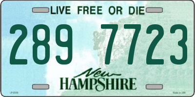 NH license plate 2897723
