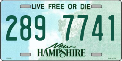 NH license plate 2897741