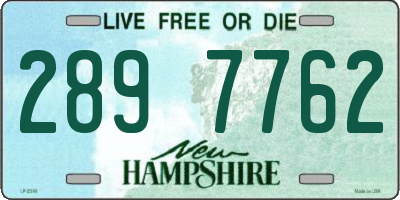 NH license plate 2897762