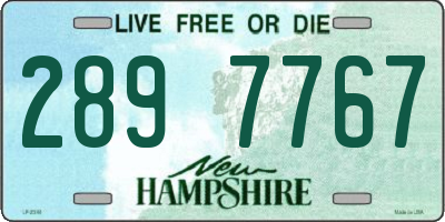 NH license plate 2897767