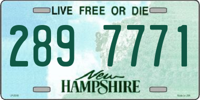 NH license plate 2897771