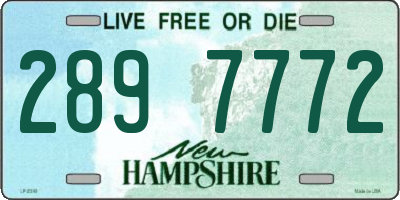 NH license plate 2897772