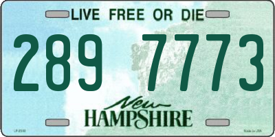 NH license plate 2897773