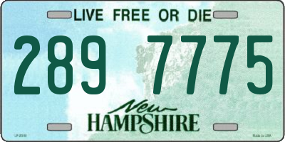 NH license plate 2897775