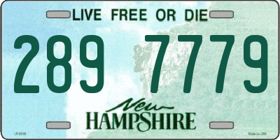 NH license plate 2897779