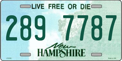 NH license plate 2897787